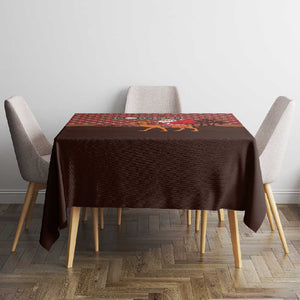 Morocco Christmas Tablecloth Santa Claus Camel Caravan Desert Scene - African Pride