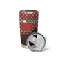 Morocco Christmas Tumbler Cup Santa Claus Camel Caravan Desert Scene - African Pride