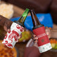 Morocco Christmas 4 in 1 Can Cooler Tumbler Red Horse Santa Hat Arabesque Pattern a - African Pride