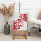 Morocco Christmas Canvas Wall Art Red Horse Santa Hat Arabesque Pattern a - African Pride