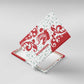 Morocco Christmas Canvas Wall Art Red Horse Santa Hat Arabesque Pattern a - African Pride