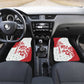 Morocco Christmas Car Mats Red Horse Santa Hat Arabesque Pattern a - African Pride