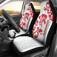 Morocco Christmas Car Seat Cover Red Horse Santa Hat Arabesque Pattern a - African Pride