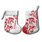 Morocco Christmas Stocking Red Horse Santa Hat Arabesque Pattern a - African Pride