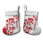 Morocco Christmas Stocking Red Horse Santa Hat Arabesque Pattern a - African Pride