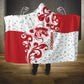 Morocco Christmas Hooded Blanket Red Horse Santa Hat Arabesque Pattern a - African Pride