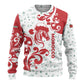 Morocco Christmas Ugly Christmas Sweater Red Horse Santa Hat Arabesque Pattern a - African Pride