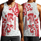 Morocco Christmas Men Tank Top Red Horse Santa Hat Arabesque Pattern a - African Pride