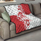 Morocco Christmas Quilt Red Horse Santa Hat Arabesque Pattern a - African Pride
