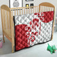 Morocco Christmas Quilt Red Horse Santa Hat Arabesque Pattern a - African Pride