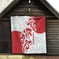 Morocco Christmas Quilt Red Horse Santa Hat Arabesque Pattern a - African Pride