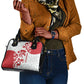 Morocco Christmas Shoulder Handbag Red Horse Santa Hat Arabesque Pattern a - African Pride