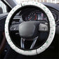 Morocco Christmas Steering Wheel Cover Red Horse Santa Hat Arabesque Pattern a - African Pride