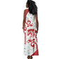 Morocco Christmas Tank Maxi Dress Red Horse Santa Hat Arabesque Pattern a - African Pride