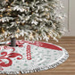 Morocco Christmas Tree Skirt Red Horse Santa Hat Arabesque Pattern a - African Pride