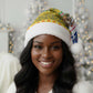 Central African Republic Christmas Santa Hat Santa and Safari Animals Baobab Trees Snowflakes - African Pride
