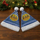 Central African Republic Christmas Santa Hat Drumming Beat of Joy Tribal Pattern and Snowflakes - African Pride