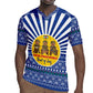 Central African Republic Christmas Rugby Jersey Drumming Beat of Joy Tribal Pattern and Snowflakes - African Pride