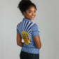 Central African Republic Christmas Women Polo Shirt Drumming Beat of Joy Tribal Pattern and Snowflakes - African Pride