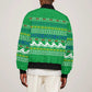 Comoros Christmas Bomber Jacket Santa Riding Dolphin Ocean Waves Crescent Moon - African Pride