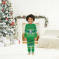 Comoros Christmas Pajama Set Santa Riding Dolphin Ocean Waves Crescent Moon - African Pride