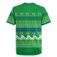 Comoros Christmas Rugby Jersey Santa Riding Dolphin Ocean Waves Crescent Moon - African Pride