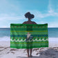 Comoros Christmas Sarong Santa Riding Dolphin Ocean Waves Crescent Moon - African Pride