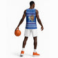 Comoros Christmas Basketball Jersey Santa Turtle Gifts Snowflakes and Ocean Blue - African Pride