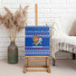 Comoros Christmas Canvas Wall Art Santa Turtle Gifts Snowflakes and Ocean Blue - African Pride