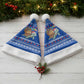 Comoros Christmas Santa Hat Santa Turtle Gifts Snowflakes and Ocean Blue - African Pride