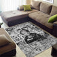 Ida B. Wells Area Rug with Newspaper Collage Design Powerful Portrait Civil Rights and Free Press Tribute - African Pride