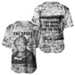 Ida B. Wells Baseball Jersey with Newspaper Collage Design Powerful Portrait Civil Rights and Free Press Tribute - African Pride