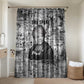 Ida B. Wells Bathroom Set with Newspaper Collage Design Powerful Portrait Civil Rights and Free Press Tribute - African Pride