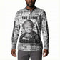 Ida B. Wells Button Sweatshirt with Newspaper Collage Design Powerful Portrait Civil Rights and Free Press Tribute