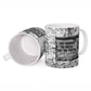 Ida B. Wells Ceramic Mug with Newspaper Collage Design Powerful Portrait Civil Rights and Free Press Tribute - African Pride