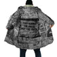 Ida B. Wells Cloak with Newspaper Collage Design Powerful Portrait Civil Rights and Free Press Tribute - African Pride