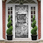 Ida B. Wells Door Cover with Newspaper Collage Design Powerful Portrait Civil Rights and Free Press Tribute - African Pride