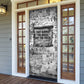 Ida B. Wells Door Cover with Newspaper Collage Design Powerful Portrait Civil Rights and Free Press Tribute - African Pride