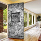 Ida B. Wells Door Cover with Newspaper Collage Design Powerful Portrait Civil Rights and Free Press Tribute - African Pride