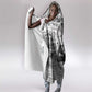 Ida B. Wells Hooded Blanket with Newspaper Collage Design Powerful Portrait Civil Rights and Free Press Tribute - African Pride