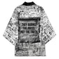 Ida B. Wells Kimono with Newspaper Collage Design Powerful Portrait Civil Rights and Free Press Tribute - African Pride