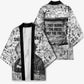 Ida B. Wells Kimono with Newspaper Collage Design Powerful Portrait Civil Rights and Free Press Tribute - African Pride