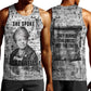 Ida B. Wells Men Tank Top with Newspaper Collage Design Powerful Portrait Civil Rights and Free Press Tribute - African Pride