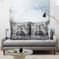 Ida B. Wells Pillow Cover with Newspaper Collage Design Powerful Portrait Civil Rights and Free Press Tribute - African Pride
