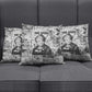 Ida B. Wells Pillow Cover with Newspaper Collage Design Powerful Portrait Civil Rights and Free Press Tribute - African Pride