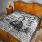Ida B. Wells Quilt with Newspaper Collage Design Powerful Portrait Civil Rights and Free Press Tribute - African Pride