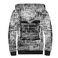 Ida B. Wells Sherpa Hoodie with Newspaper Collage Design Powerful Portrait Civil Rights and Free Press Tribute - African Pride