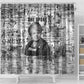 Ida B. Wells Shower Curtain with Newspaper Collage Design Powerful Portrait Civil Rights and Free Press Tribute - African Pride