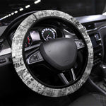 Ida B. Wells Steering Wheel Cover with Newspaper Collage Design Powerful Portrait Civil Rights and Free Press Tribute - African Pride
