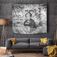 Ida B. Wells Tapestry with Newspaper Collage Design Powerful Portrait Civil Rights and Free Press Tribute - African Pride